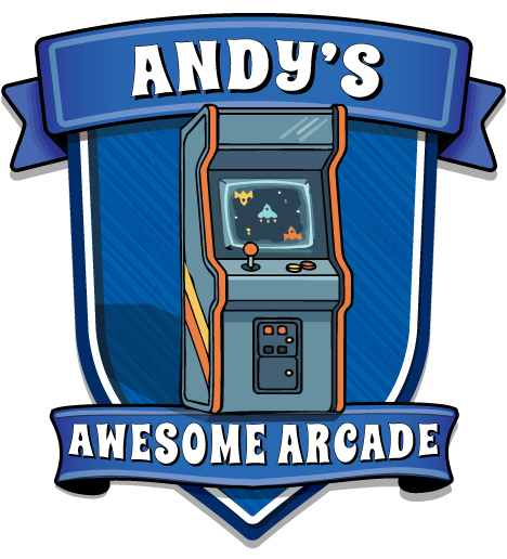Andy's Awesome Arcade - Vinatage Arcade - Nostaligla Arcade Games - 80s Arcade Video Games - Mr. Putters' Family Fun Center