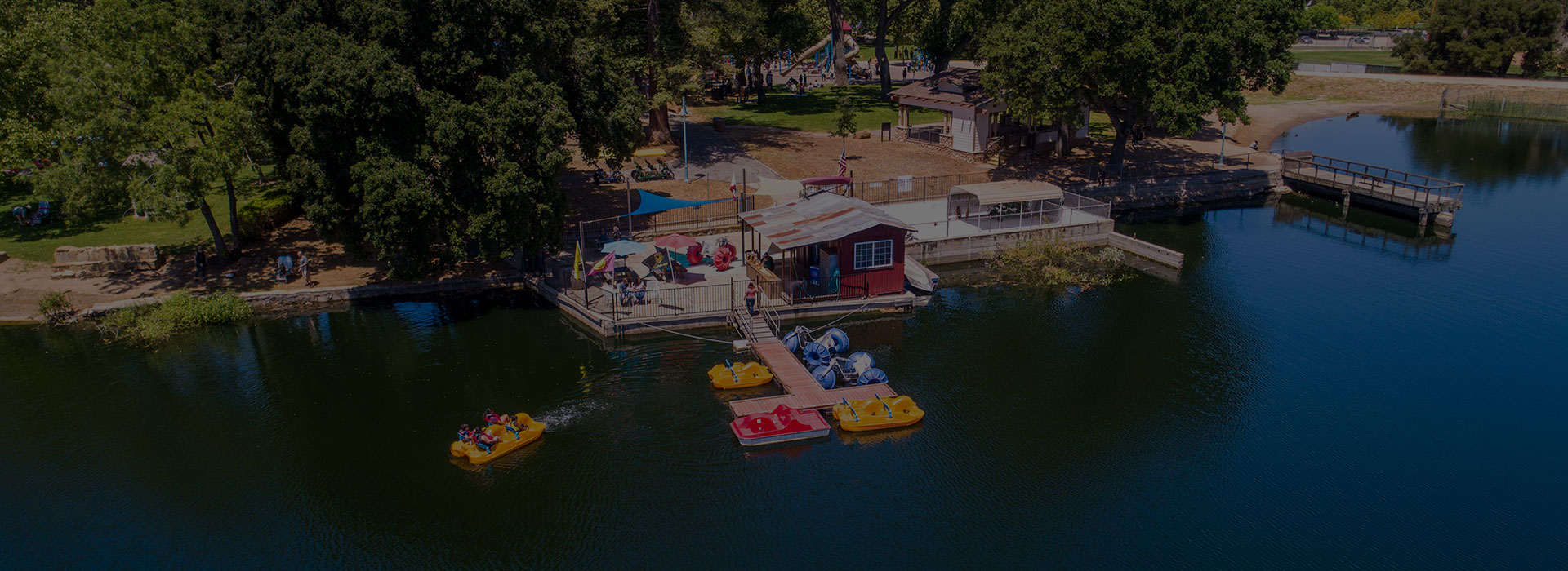 Surrey Bike Rentals - Central Coast Activities - Paddle Boats - Atascadero Paddle Boats - Mr Putters Boathouse